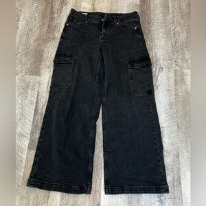 GAP Women's Black Wide Leg Jeans